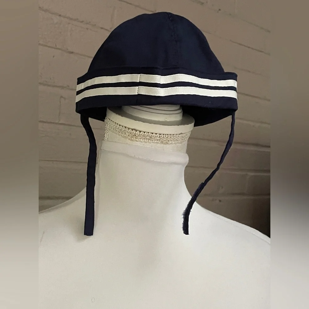 Janie and Jack navy blue summer hat  3 -6 months